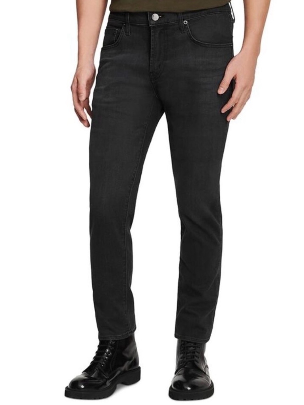 J Brand Men's "Tyler" Slim-Straight Leg Jeans Black